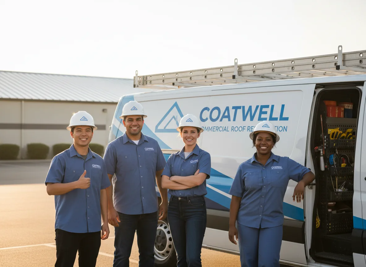 Commercial roof coating company in Buffalo Lake, MN